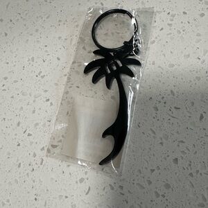 Travis Matthew Black Palm Tree Keychain